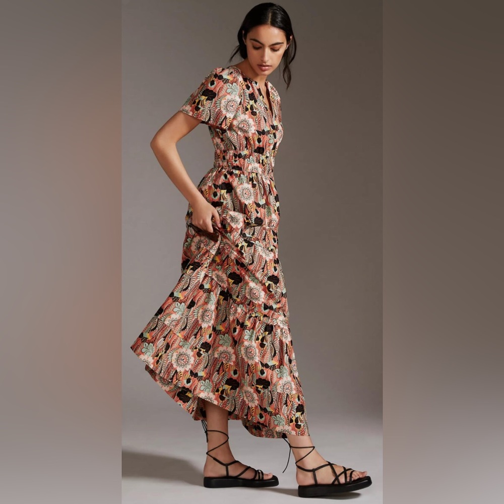 Anthropologie Somerset Floral Maxi Dress $168